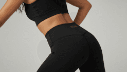 Ritzy Black Sports Leggings