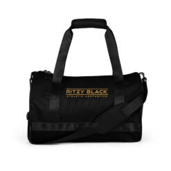 Ritzy Black Gym Bag