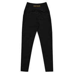 Alternative view of Ritzy Black Sports Leggings (Organic Material)