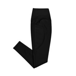 Ritzy Black Sports Leggings (Organic Material)