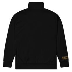 Ritzy Black Unisex Track Jacket (Organic Material)