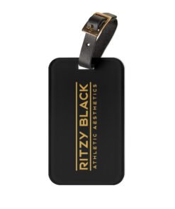 Ritzy Black Luggage Tag