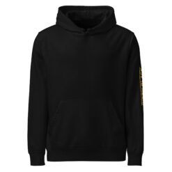 Ritzy Black Unisex Hoodie (Organic Material)