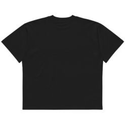Ritzy Black Unisex High Neck T-Shirt (Organic Material)