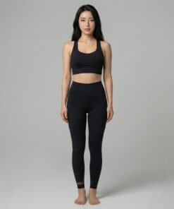 Alternative view of Ritzy Black Sports Leggings (Organic Material)