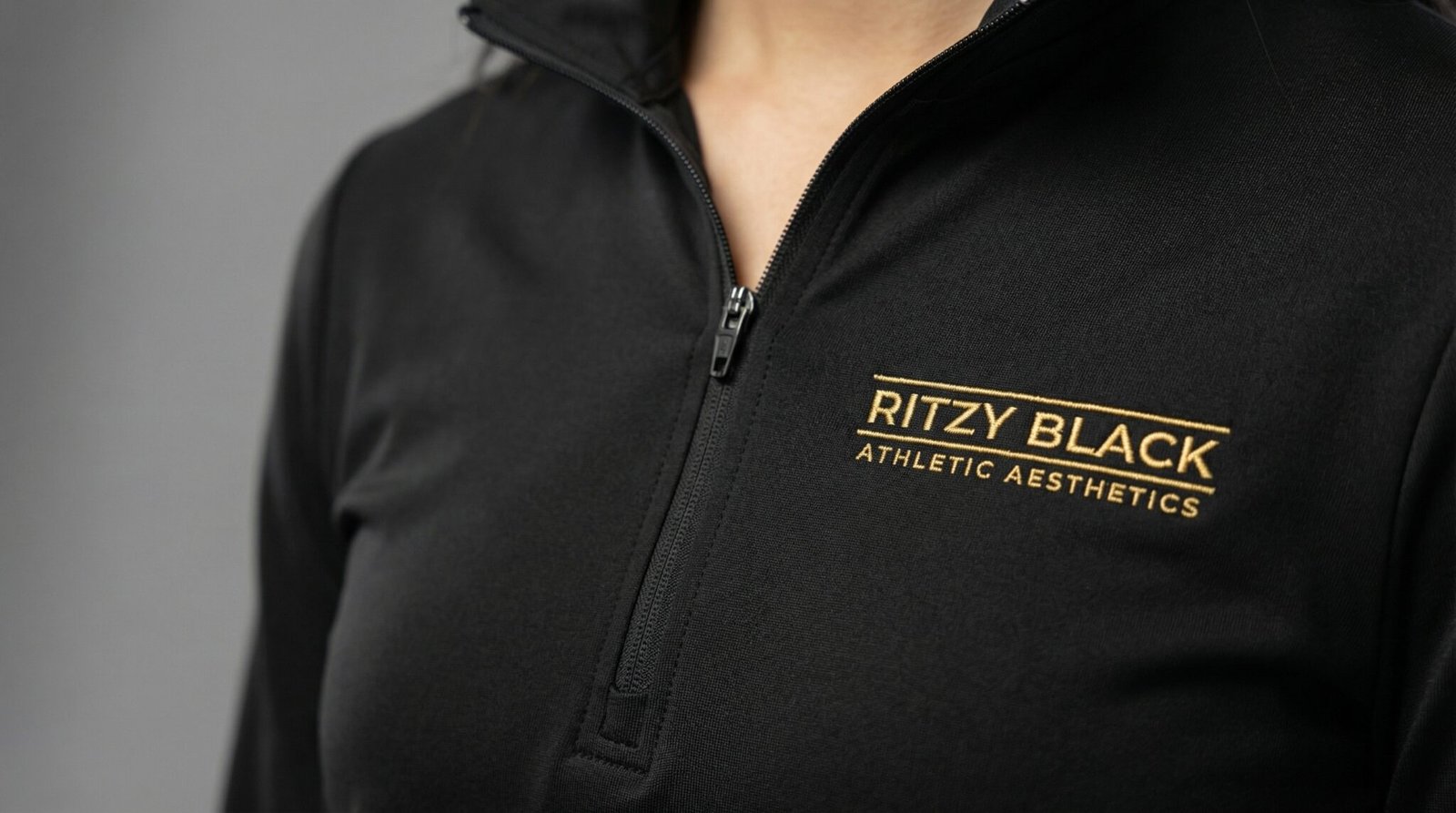 Ritzy Black x Adidas Quarter-zip