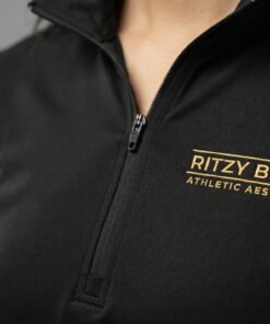 Ritzy Black x Adidas Quarter-zip