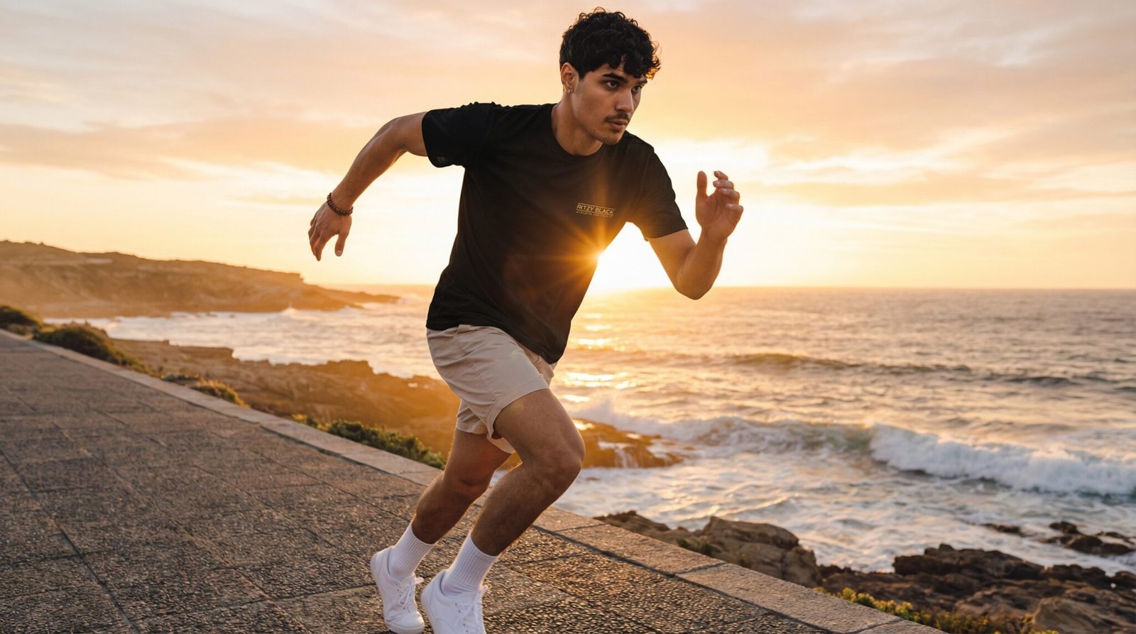 Ritzy Black Unisex T-Shirt (Organic Material)